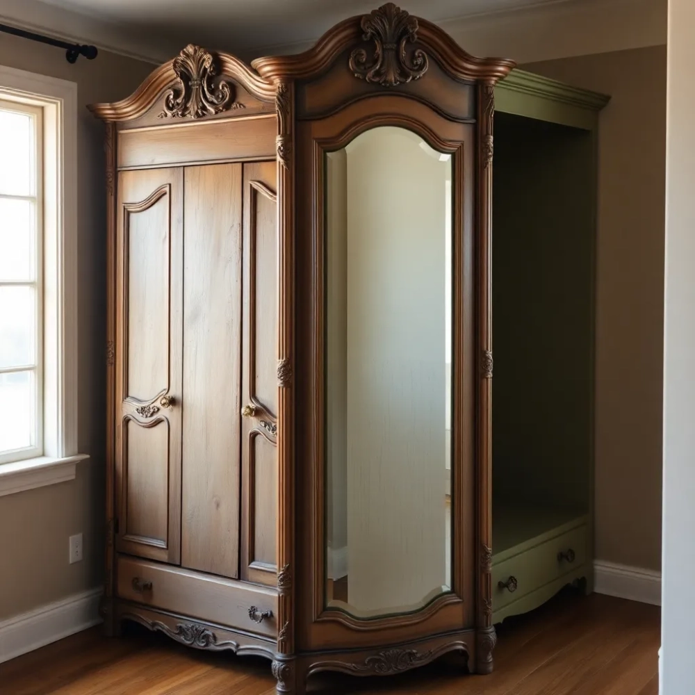 Metamorfoza szafy z lustrem