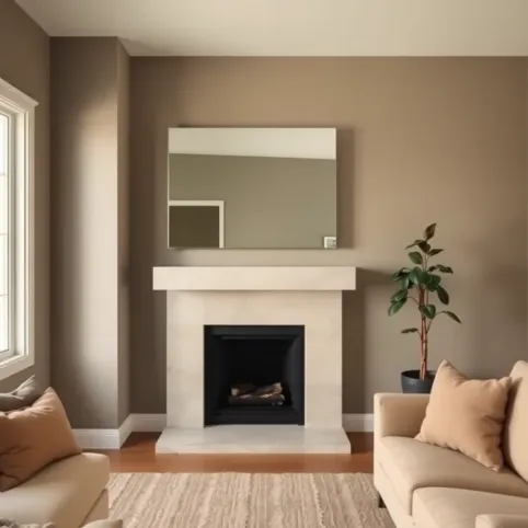 Metamorfoza kominka w salonie