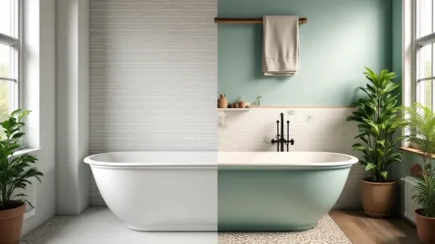 Metamorfoza łazienki bez remontu