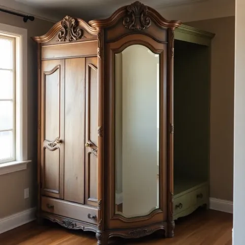 Metamorfoza szafy z lustrem